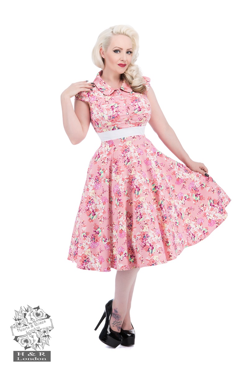 Charlotte Rose Floral  Tea Dress